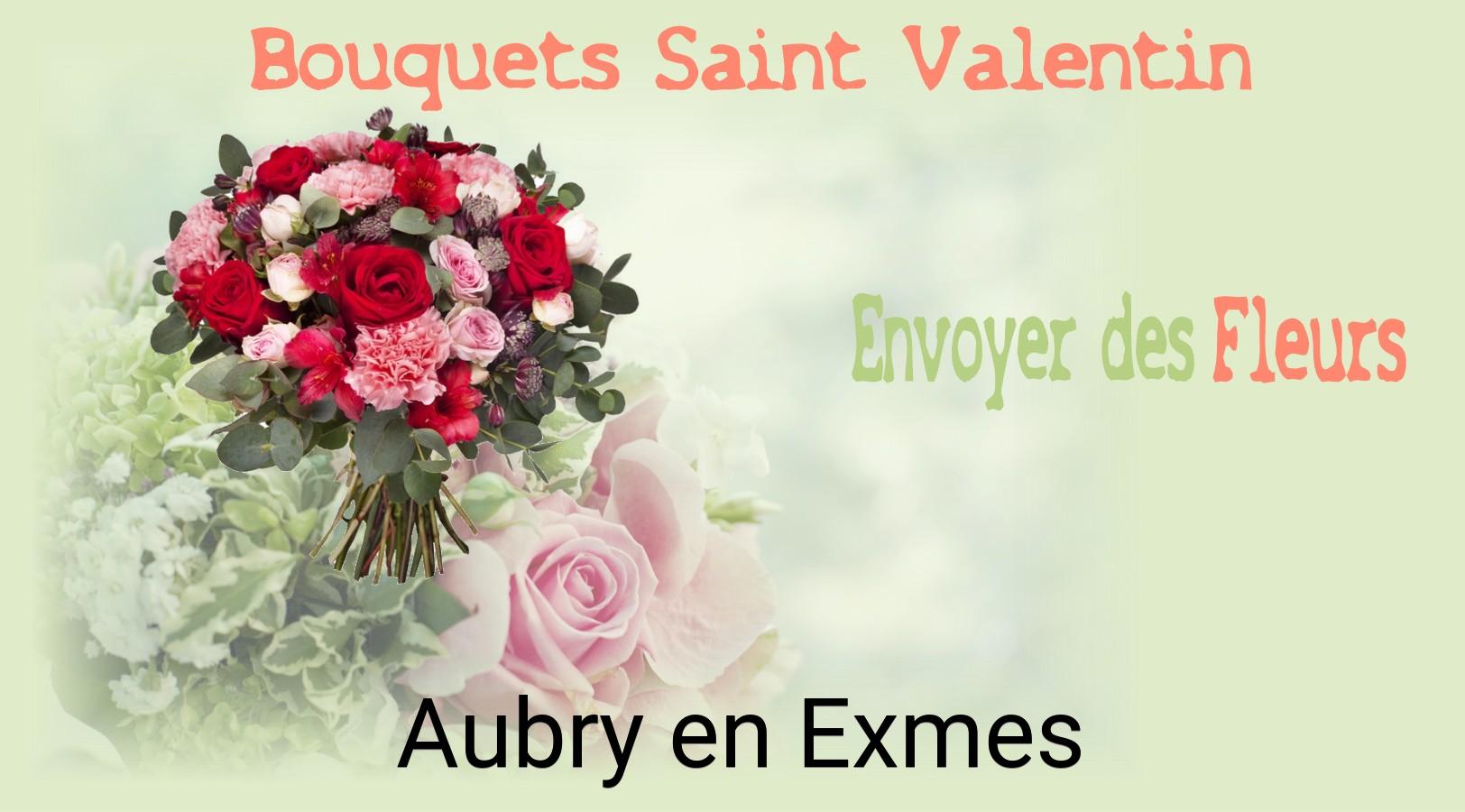 Roses de Saint-Valentin livrées à Aubry-en-Exmes